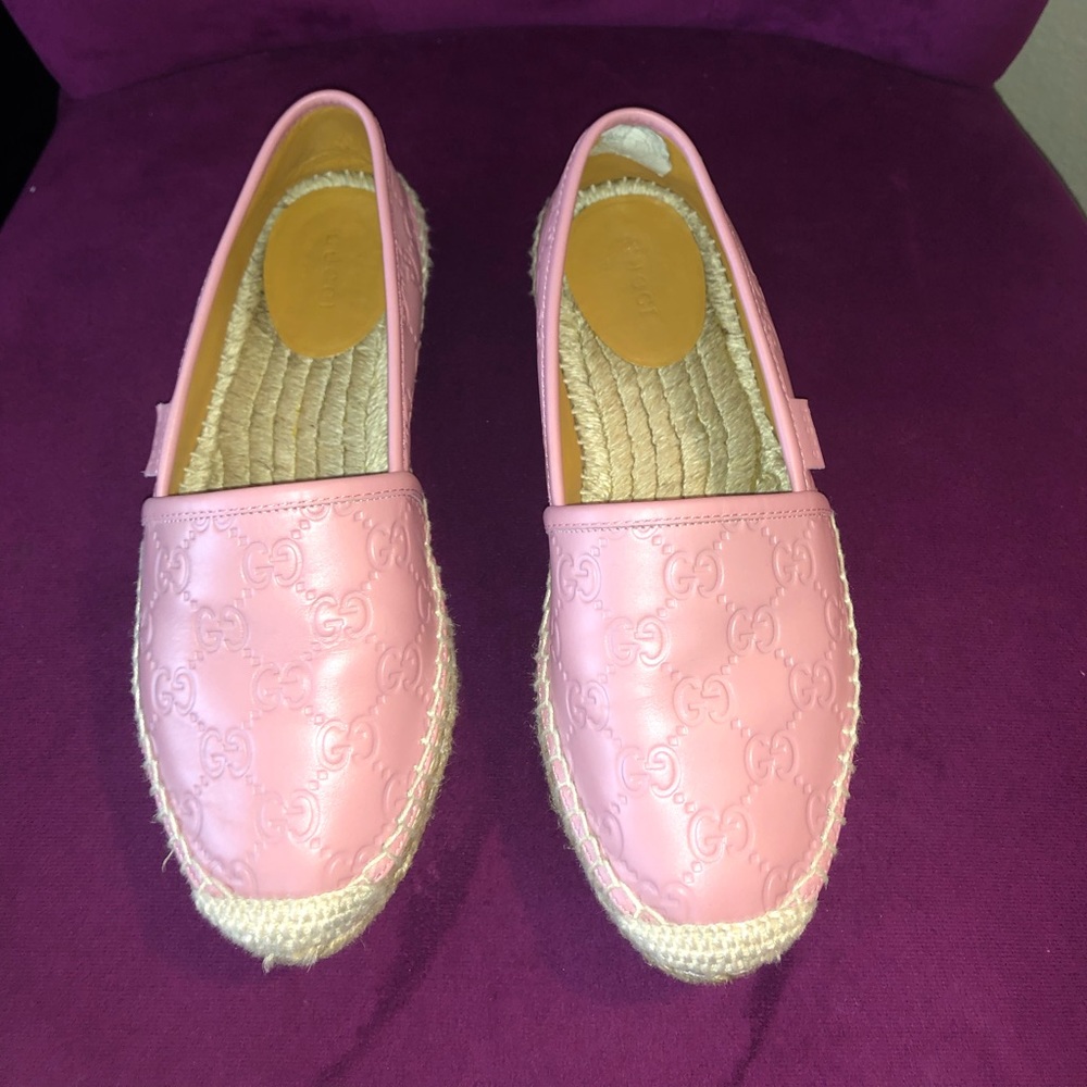 Gucci Pink Espadrilles